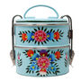 Indian Tiffin Two Compartments Hand Painted, thumbnail 7 of 12
