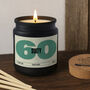 60th Birthday Black Scented Candle • Sixty • Sixieth Birthday • Anniversary • Gift Box, thumbnail 1 of 2