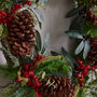 Luxury Traditional Red Berry Door Wreath, thumbnail 6 of 8