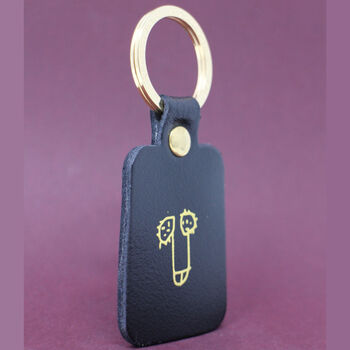 Handmade Leather Willy Keyring, 4 of 10