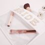 Personalised Clear Make Up Bags With Pearl Letters, thumbnail 6 of 12