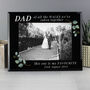 'Of All The Walks' 5x7 Glass Wedding Frame, thumbnail 1 of 2