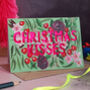 Neon Food Papercut Christmas Card Eight Pack, thumbnail 2 of 9