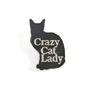 Crazy Cat Lady Brooch, thumbnail 2 of 2
