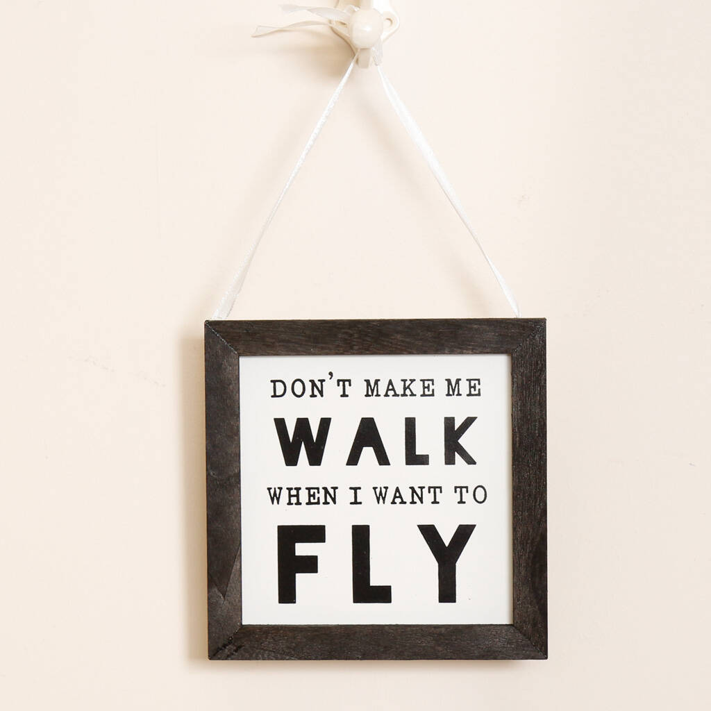 Decorative Inspirational Hanging Wall Sign By Dibor