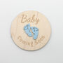 Engraved Baby Coming Soon Plaque Acrylic Keepsake, thumbnail 10 of 12