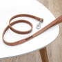 Personalised Classic Leather Dog Lead, thumbnail 3 of 12