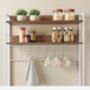 Kitchen Storage Rack With Power Outlet And 14 Hooks, thumbnail 10 of 11