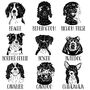 Dog Tea Towel With Lino Cut Image Gift For Dog Lover, thumbnail 5 of 10