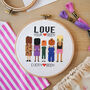 'Love Your Body' Cross Stitch Kit, thumbnail 1 of 6