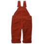 Brick Red Winter Corduroy Dungarees By Dotty Dungarees ...