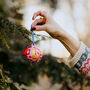 Hand Painted Leopard Print Personalised Ceramic Bauble, thumbnail 8 of 8