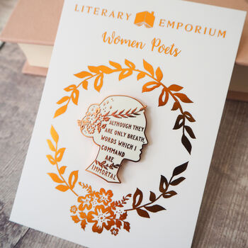 Sappho Enamel Pin Women Poets Collection, 2 of 5