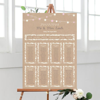 Festooned Lighting Lace Table Plan By Rodo Creative ...