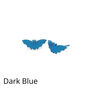 Titanium Bat Stud Earrings – Gothic, Spooky And Fun, thumbnail 5 of 12