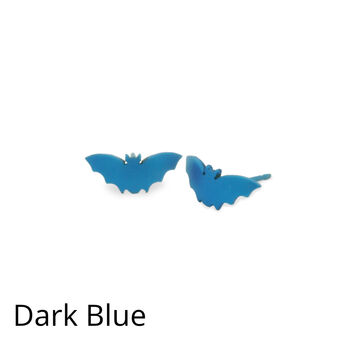 Titanium Bat Stud Earrings – Gothic, Spooky And Fun, 5 of 12