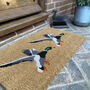 Flying Duck Doormat And Boot Brush Set, thumbnail 5 of 8