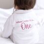 'When I Wake' Personalised Embroidered Front And Back Button Through Pyjamas, thumbnail 1 of 12