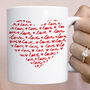 Valentine’s Day Heart Mug – Love Design Gift, thumbnail 6 of 7