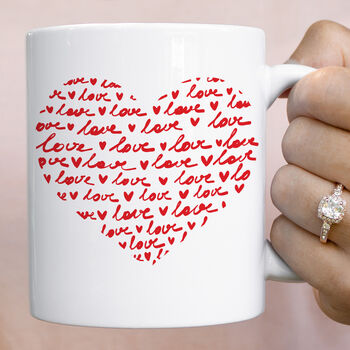 Valentine’s Day Heart Mug – Love Design Gift, 6 of 7