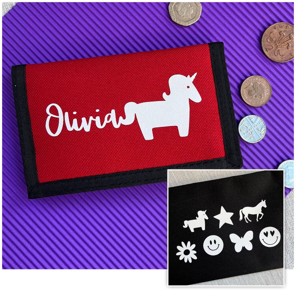 Personalised Stocking Filler Girl's Wallet, 1 of 6