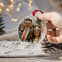 First Christmas Married Photo Ornament Acrylic 2025, thumbnail 7 of 8