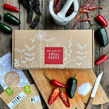 Grow Your Own Chilli Sauce Gift Kit, 2 of 6