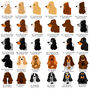 Cocker Spaniel Personalised Illustrated Dog ID Name Tag, thumbnail 4 of 12