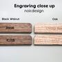 Luxury Walnut Quad Watch Stand Display Personalised, thumbnail 4 of 4
