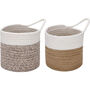 Hanging Cotton Rope Baskets Small Woven Storage Basket, thumbnail 6 of 8