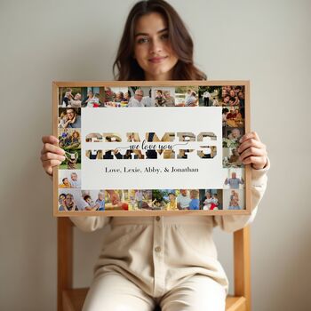Personalised Gramps Photo Collage Print, 3 of 5