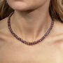 Autumn Rose Glass Beaded Necklace, thumbnail 2 of 2