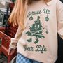 Spruce Up Your Life Women's Christmas Jumper, thumbnail 3 of 4