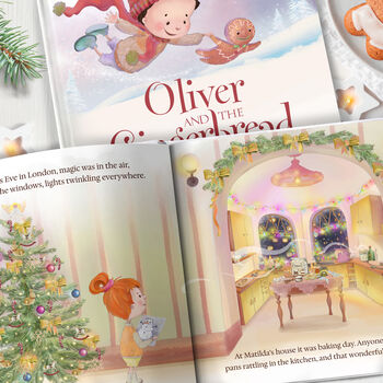 The Gingerbread Man Personalised Christmas Book, 6 of 12