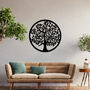 Handmade Metal Tree Of Life Wall Art For Modern Home Decor, thumbnail 1 of 11