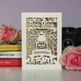 Personalised Papercut Bee Mine Valentines Card, thumbnail 6 of 6