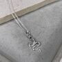 Sterling Silver Snake Necklace, thumbnail 2 of 10