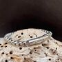 Grey Black Silver Titanium Steel Bracelet Gift For Him, thumbnail 4 of 5