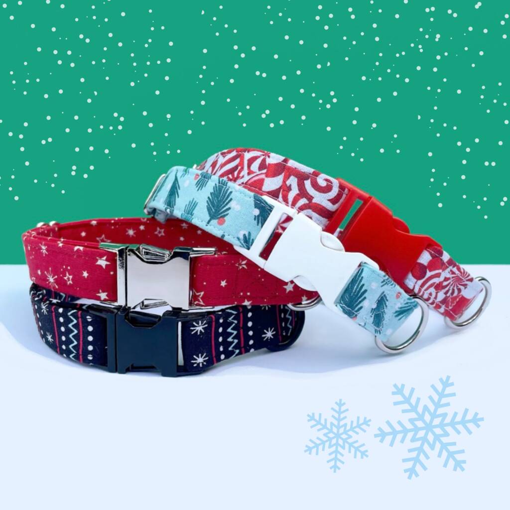 candy cane dog collar