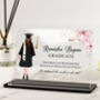 Personalised Female Graduate Celebration Plaque, thumbnail 1 of 6
