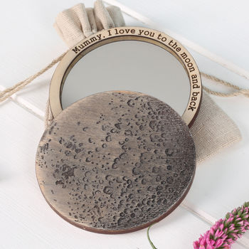 I Love You To The Moon And Back Compact Pocket Mirror, 4 of 10