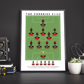 Bournemouth The Cherries 21/22 Poster, 3 of 8