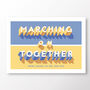 Leeds United 'Marching On Together' Poster, thumbnail 2 of 7