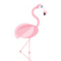 Mid Century Flamingo Art Print Children's, thumbnail 2 of 2