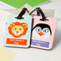 Personalised Children's Animal Book Bag / Luggage Tag, thumbnail 3 of 7