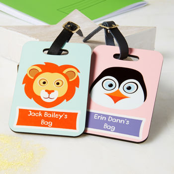 Personalised Children's Animal Book Bag / Luggage Tag, 3 of 7