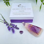 Amethyst Crystal Soap With Real Amethyst Heart Shaped Crystal Inside, thumbnail 4 of 7