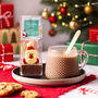 Two Pack Christmas Santa Milk Hot Chocolate Spoon, thumbnail 1 of 4