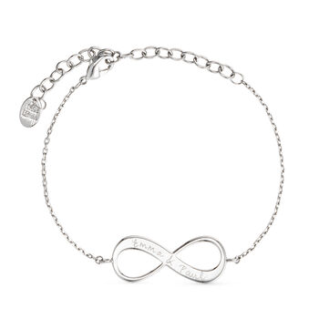 Personalised Infinity Chain Bracelet, 8 of 10