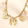Stainless Steel Chunky Oversized Charm Necklace, thumbnail 1 of 4